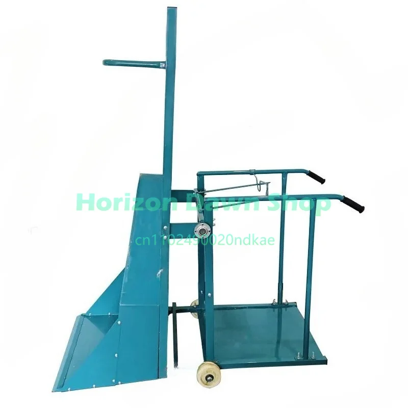 Simple grain harvesting bagging machine, grain shoveling machine, granular medicinal material grain grilling machine