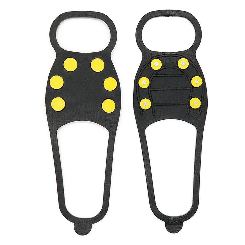 2023 New Anti-Slip Silicone Shoes Cover Snow Ground Grippers Spikes Grips Cleats Climbing Crampons Anti-Skid Ice Gripper Spike