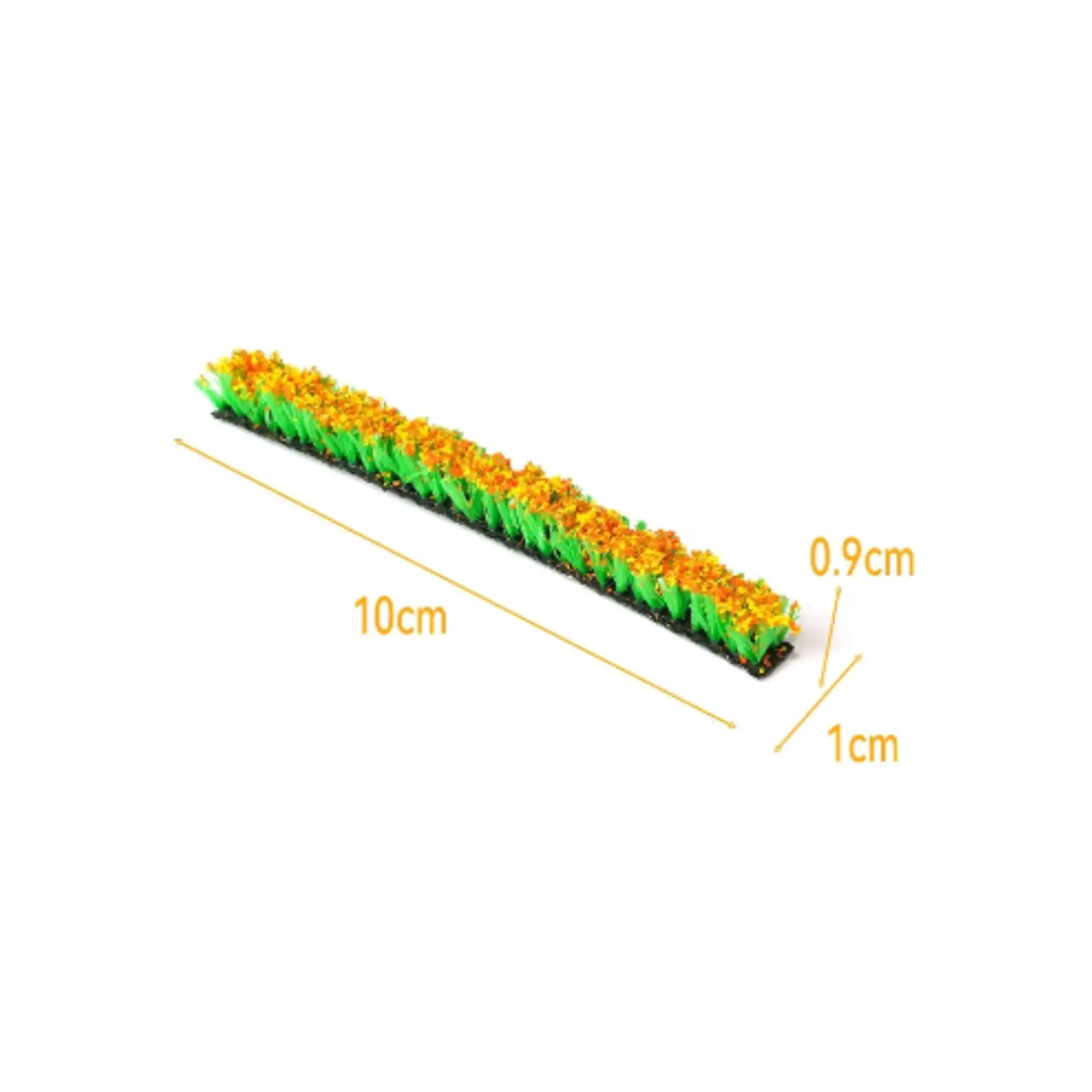 9mm Aritificial Miniature Flower Cluster Model Plants for Railway Train Layout/Diy Model Making/Sandtable Landscape/Diorama 2pcs