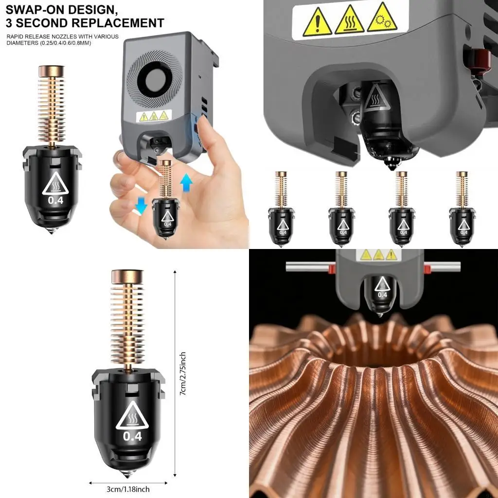 

Tall Stream Nozzle Backs Rapid Printing Excellent Substance Extrusion