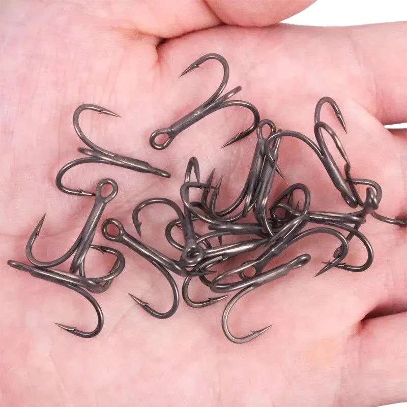 Three Hook High Carbon Steel Titanium Alloy Coating 6066 Three Hook Gun Color Teflon Triple X Reinforcement image 2