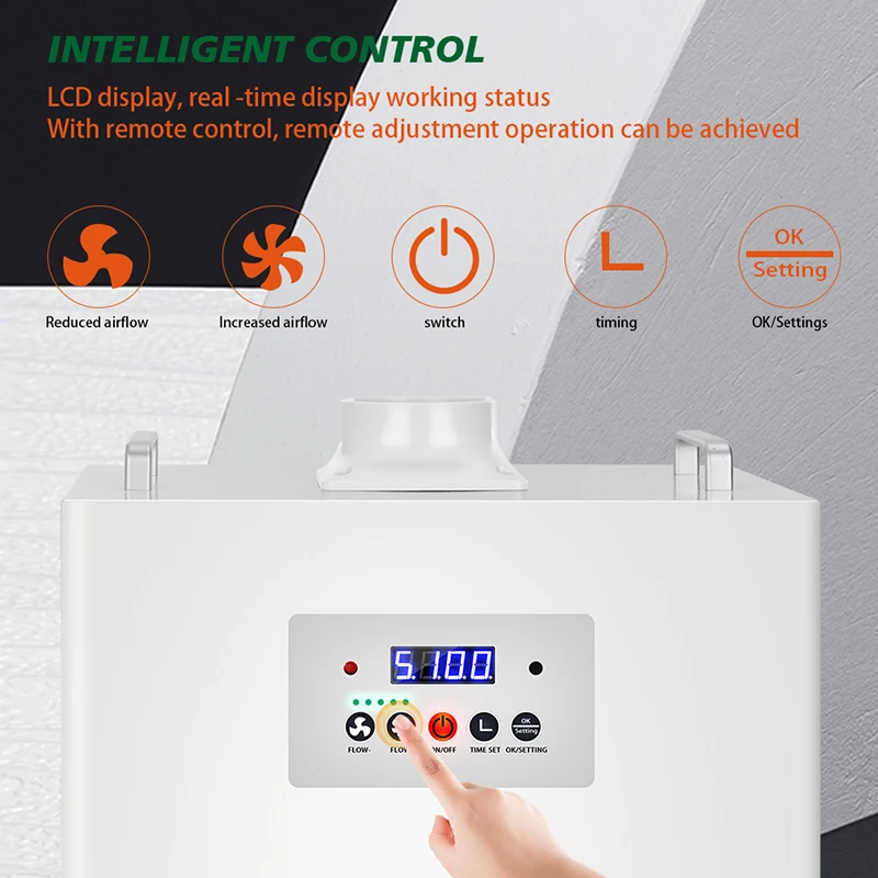 Powerful 3D Printing  Dtf  Printer  Extractor Hepa Air Filter for Harmful Odor VOCs view 3