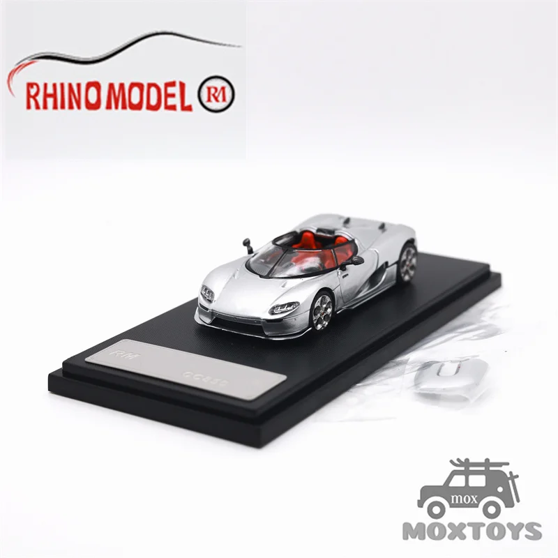 

Модель Rhino RH 1:64 Sport CC850, серебряная литая под давлением модель автомобиля