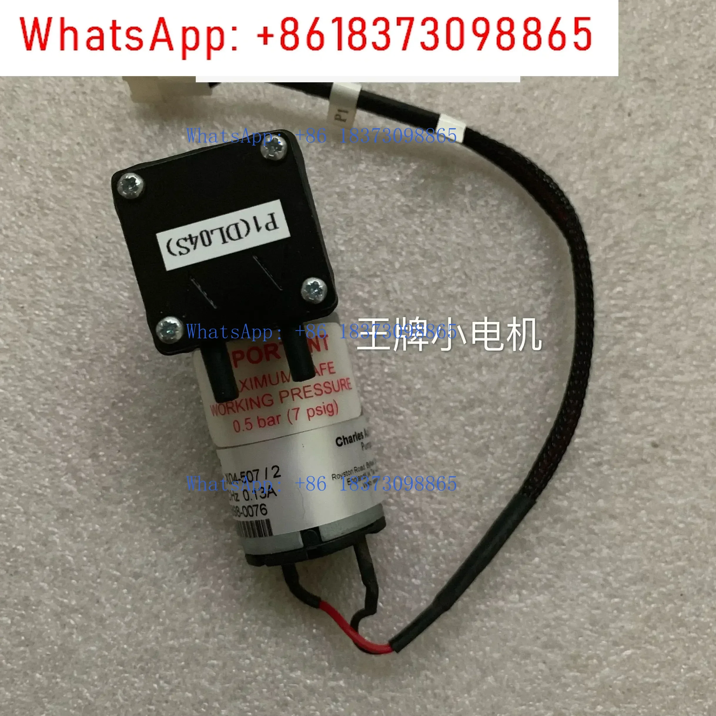 

second hand Charles Austen DC Diaphragm Water Pump/Biochemical Pump DL04 DC24V 0.13A