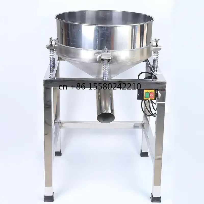 2026 hot for Single Layer Stainless Steel High Efficiency Screening Material Circular Vibrating Screen Machine
