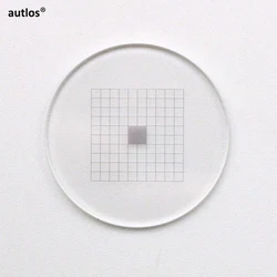 934 0.1MM 1MM Grid Scale Value Stereo Reticle Grid Cell Value Scale Micrometer Calibration Reticle