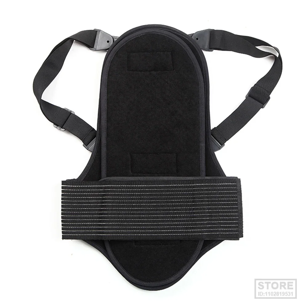 Motorcycle Back Protector Detachable Cushion Thick EVA Protection Pad for Motorcycling Biking Skiing Snowboarding