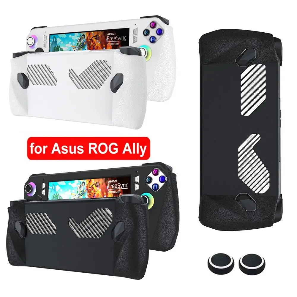 Silicone Protective Case Soft Shockproof Handheld Console Shell Anti Slip Game Accessories Back Cover for ASUS ROG Ally