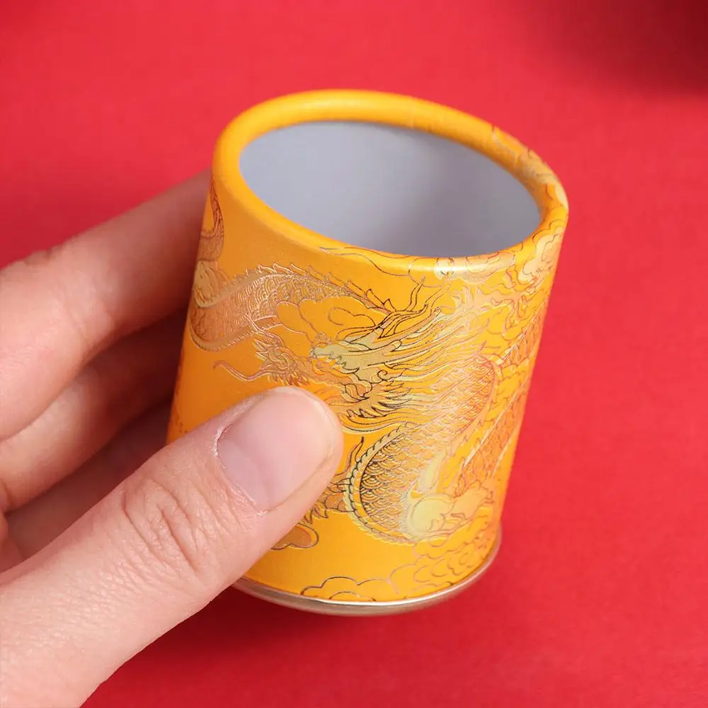 Sealed Jar Paper Empty Tea Tin Can Mini Small Tea Canister Portable Exquisite Storage Jar Home