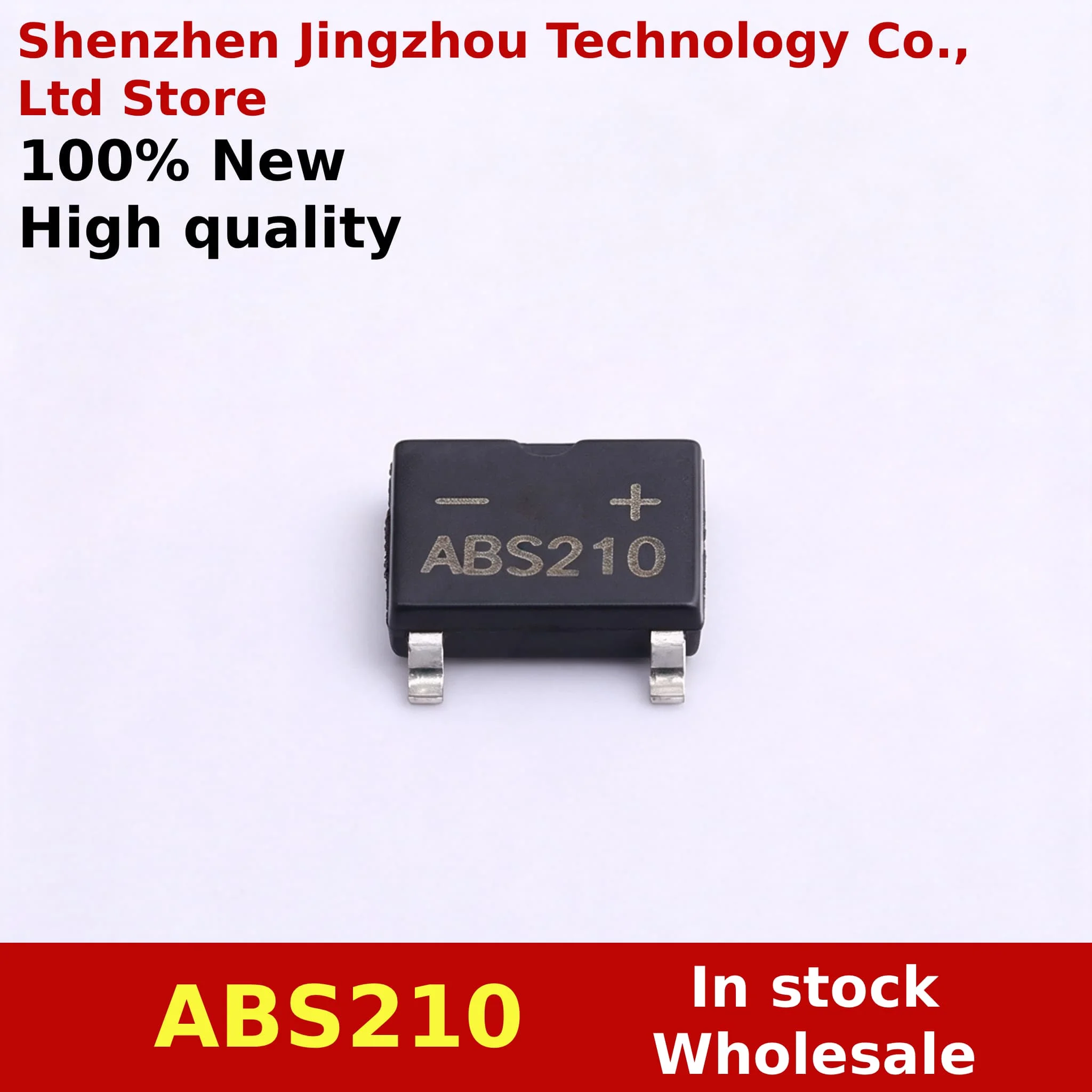 (50PCS) 100% New ABS210 Bridge Rectifier SMD SOP-4 In Stock