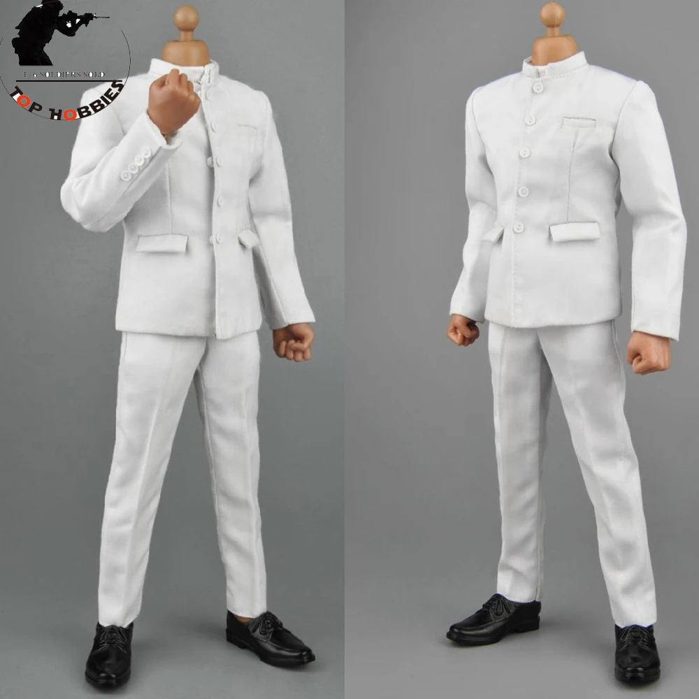 1/6 Scale Male/Man ZY TOYS ZY16-16 Chinese Clothes Suit Gentleman Shirt Suit Pants Trousers Clothing Set For 12 Inch Figure Body