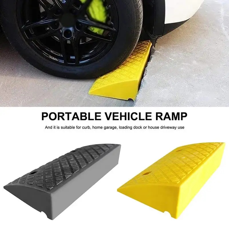 Driveway Curb Ramps Long Heavy Duty Kerb Ramp High 5CM/7CM Lightweight Plastic Threshold Ramp Portable Threshold Ramps for