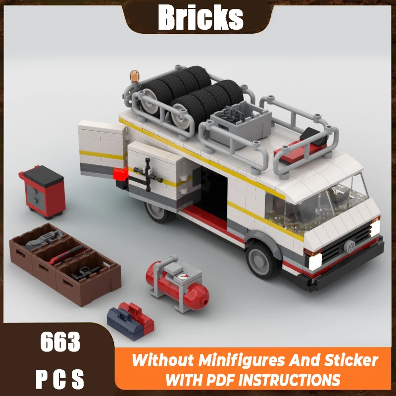 

Moc compatible car model Quattro S1 E2 transport vehicle technology modular building block gift Christmas children's toy DIY set