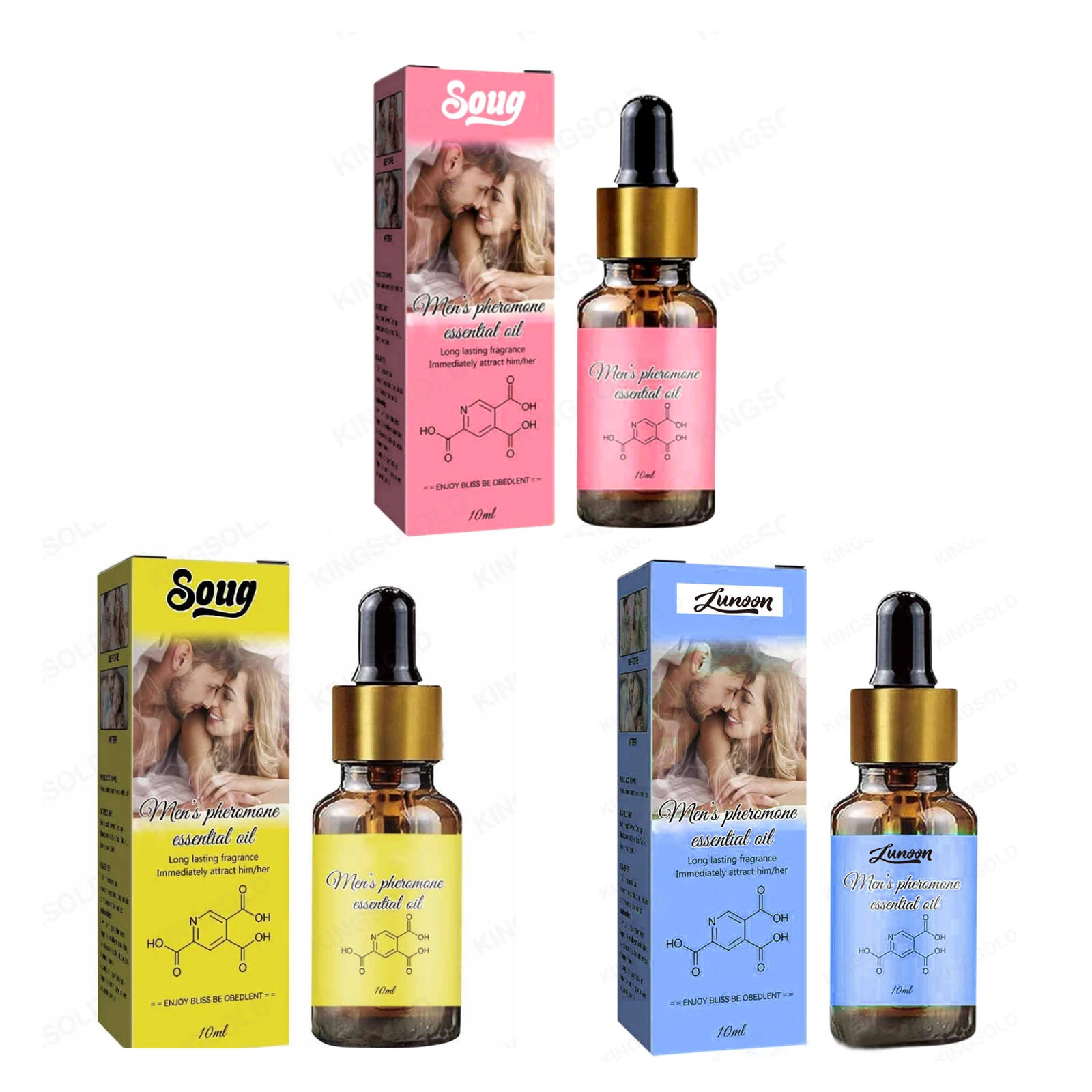 زيت معطر بالفرمون الطبيعي |   جوهر عطري للجسم يدوم طويلاً مع رائحة جديدة مصممة لجذب النساء ويعزز جاذبية