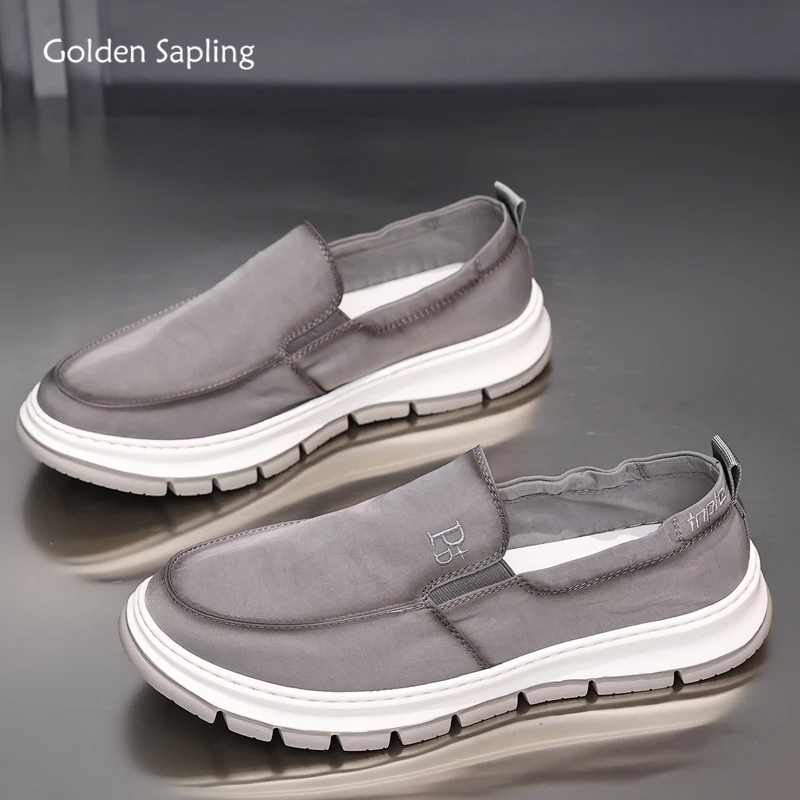 

Golden Sapling New Style Retro Cloth Loafers for Men 2025 Fashion Lightweight Leisure Sneakers Outdoor Walking Casual Shoes Man