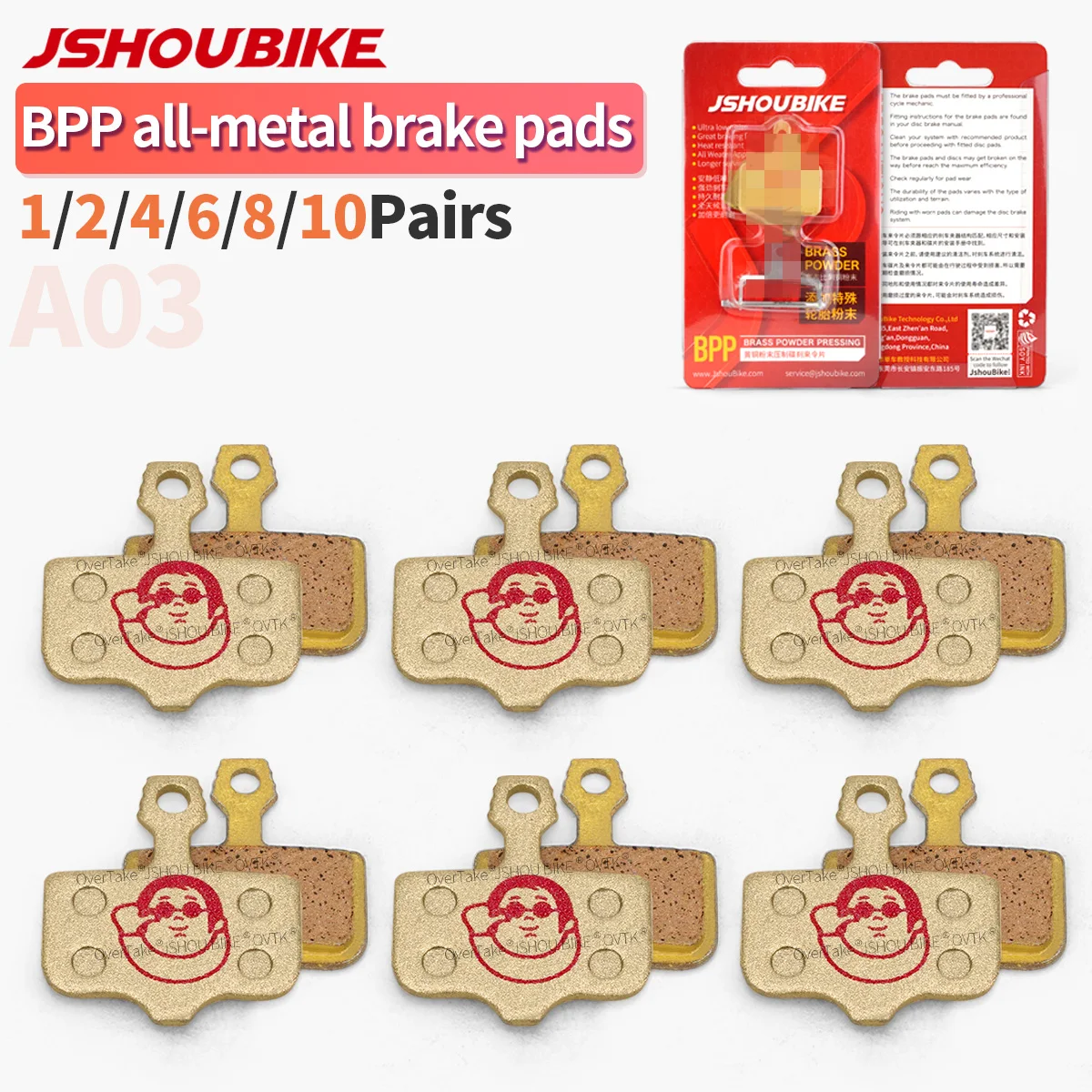 

Цельнометаллические пары гидравлических дисковых тормозных колодок JSHOUBIKE BPP для SRAM ELIXIR E1 E3 E5 E7 E9 CR ER, XX, XO, DB1, DB3, DB5, NUTT