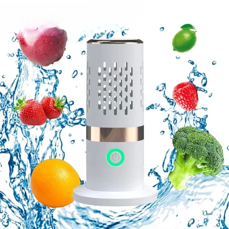 

Fruit and Vegetable Washing Machine, Wireless Usb Rechargeable Food Material Purifier Capsule Shape Household