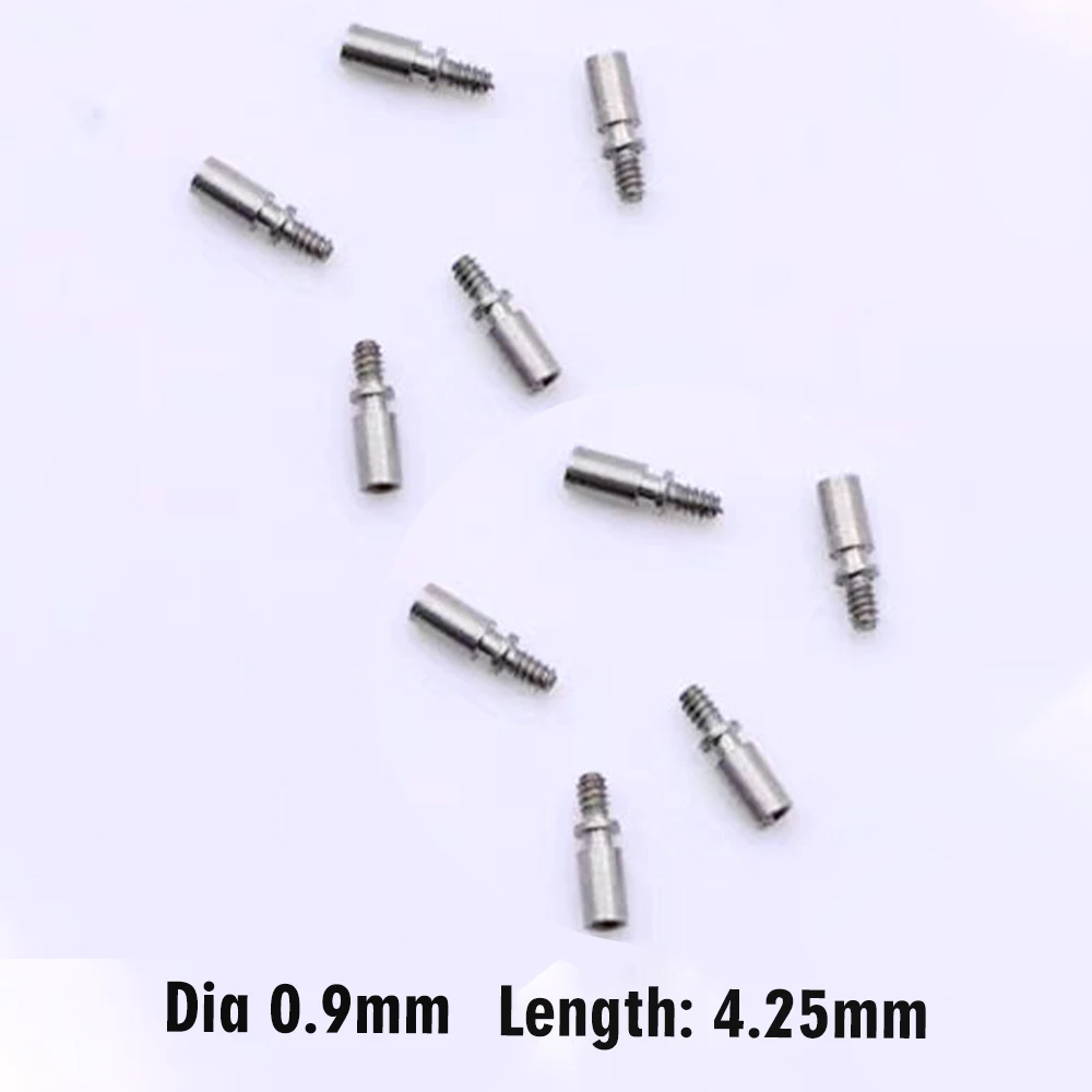 5/10 Pcs Stem Extenders Repair Watch Crown Stems 0.9mm Threads 8215 8205 NH35 NH36 Watch Winding Stem