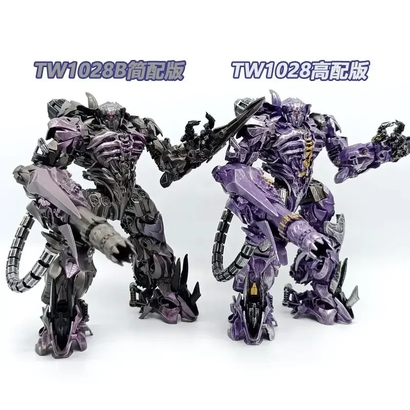 【24-hour Delivery】 BAIWEI Transformation Toy TW-1028 TW-1028B Shockwave Tank Movable Robot Alloy Version Gift Collection