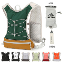 Ultralight Running Backpack Hydrating Vest Running Trail Hydration Pack Marathon Running Bike Backpack Bag 500ml 1.5L Soft Flask