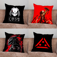 A-Alien Vs Predator Pillow Case For Home Bedroom Car Office Decoration Living Room Sofa Cushion Cover Suitable