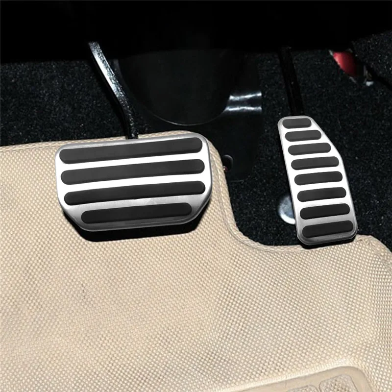 2Pcs Car Gas Brake Pedal Cover For Suzuki Swift Sport Ignis Alto Grand Vitara 2005-2017 Jimmy 2012-2017 Auto Accessories