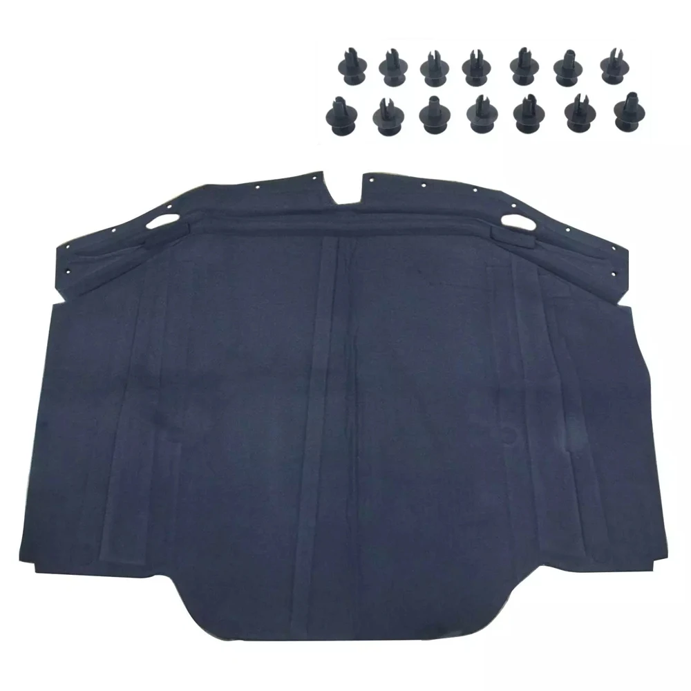 Hood Insulation Pad Engine Heat Soundproof Cover Mat For Mercedes Benz R129 300SL 500SL 600SL SL320 1999-2002 1296802025