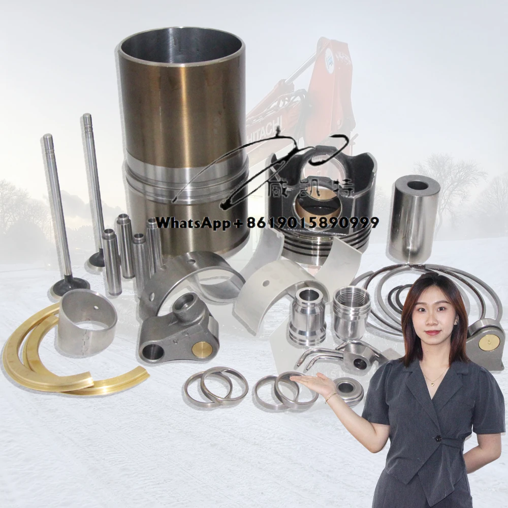 

Excavator Diesel Engine Piston Kit Engine Cylinder Liner Kit Rebuild Overhaul Kits for Yanmar Mitsubishi Volvo Hyundai