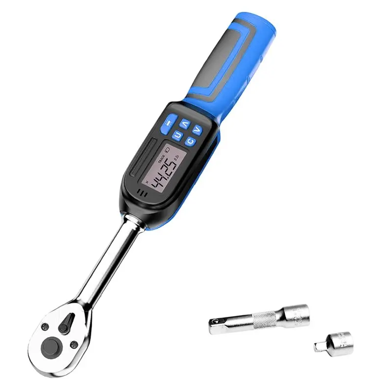 

A93Z 3/8 2.2-44.3 Ft-Lbs 3-60N.M Digital Torque Wrench With Buzzer And LED Flash Notification