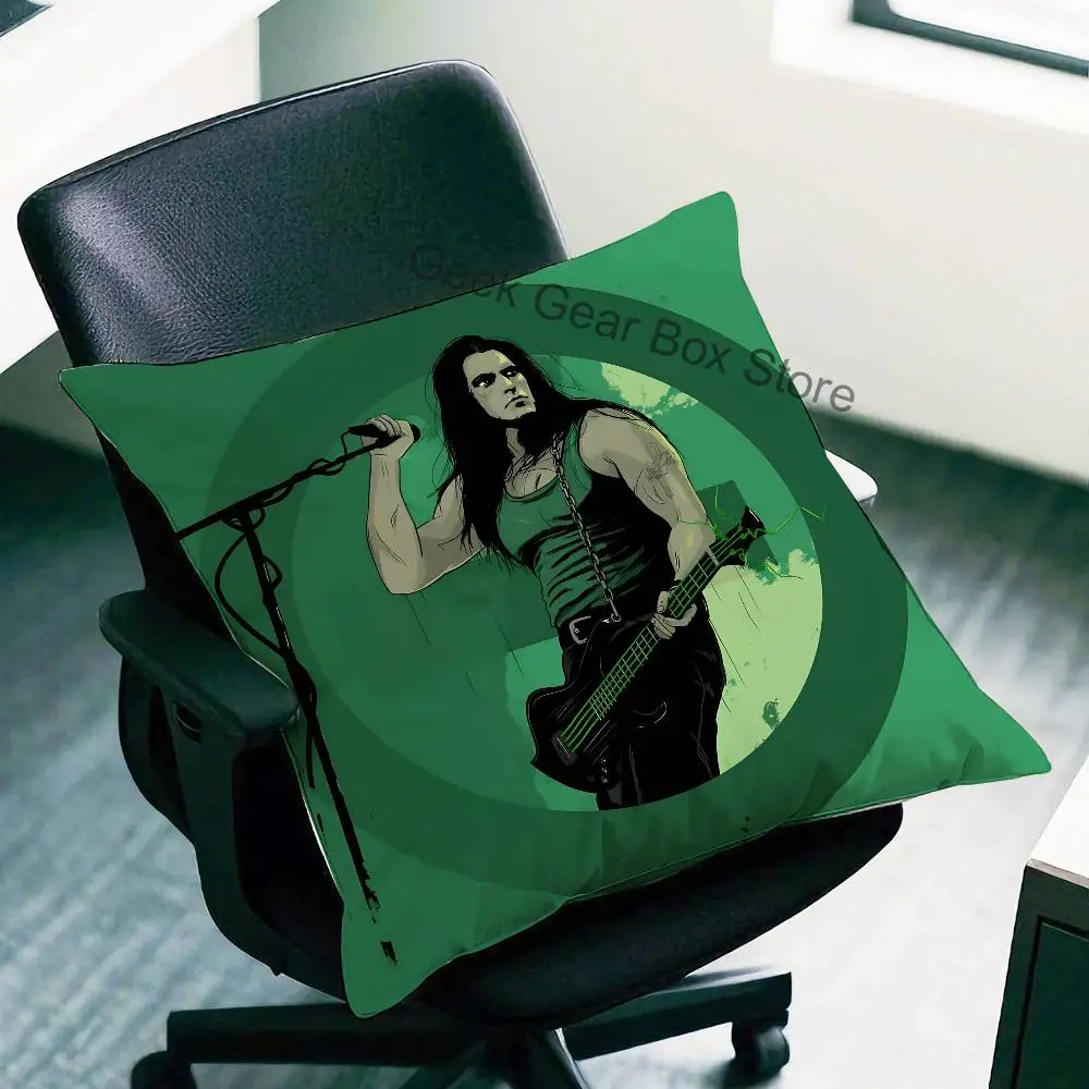 T-Type O N-NegativeS Rock Band Pillow Case cartoon anime peripheral Bedroom Sofa Decorative Cushion Cover Soft Cushion Cover