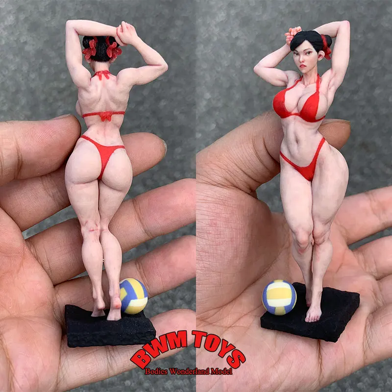 

1/16 1/18 1/12 масштаб женщина-солдат косплей мускулистая девушка волейбольная команда реалистичная 3D окрашенная статуя настольный орнамент кукла