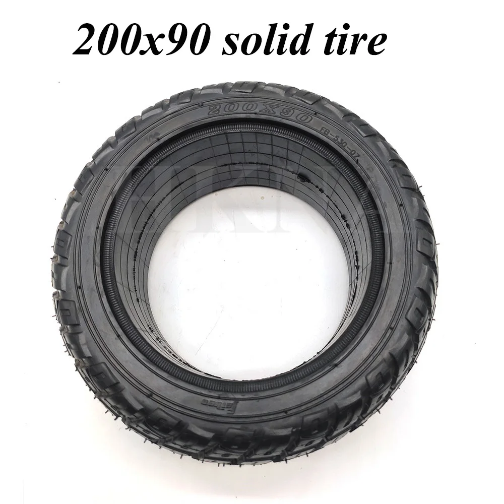 Electric Scooter 200x90 Solid Tubeless Tyre for Electric Balance Car Explosion-proof Non-Pneumatic Tire Replacement Parts