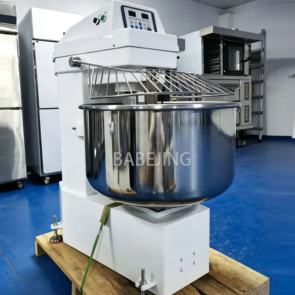 Bakery Dough Blender Machine, Heavy‑duty Spiral Kneader for Croissant Pizza Bread Dough Preparation