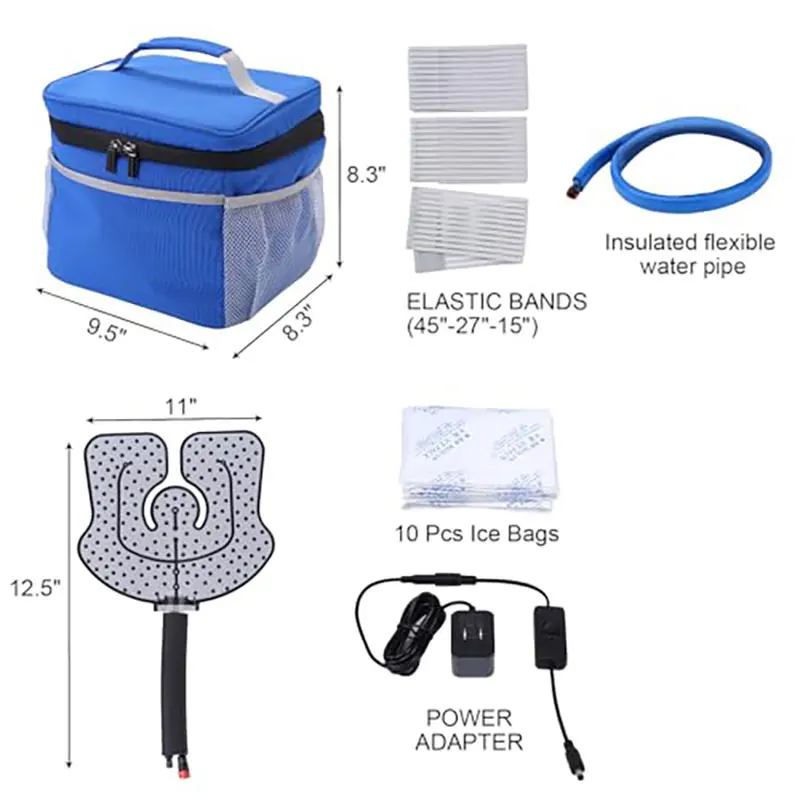 Cold Therapy Machine Cryotherapy Freeze Kit System for Post-Surgery Care, ACL, MCL, Swelling, Sprains, and Other Injuries 