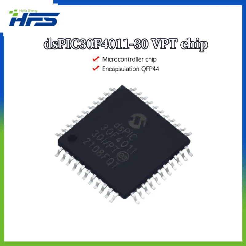 

New DSPIC30F4011-30I/PT DSPIC30F4011 DSPIC 30F4011 30i/PT TQFP44 High Performance 16-bit Digital Signal Controllers