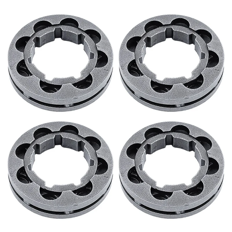 4Pcs 3/8 Inch 8T Sprocket Rim For STIHL 064 066 088 090 MS660 MS880 Husqvarna 394 395 Chainsaw