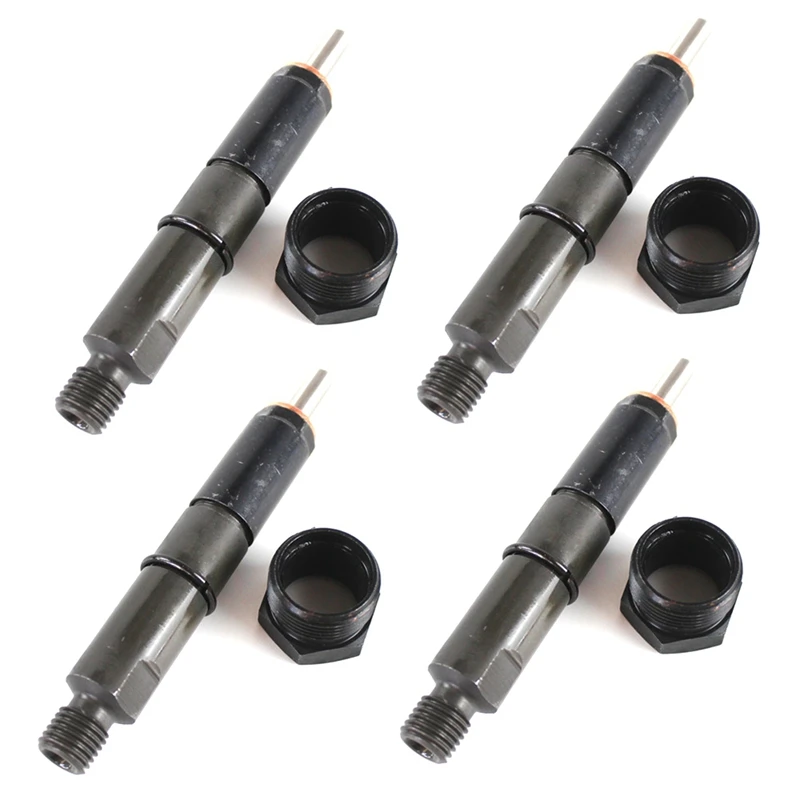 4Pcs Metal Injector 3919331 J919331 For Case-IH Skid Steer 1840 1845C Backhoe 584E Super 585E 586E Windrower 8820 8830