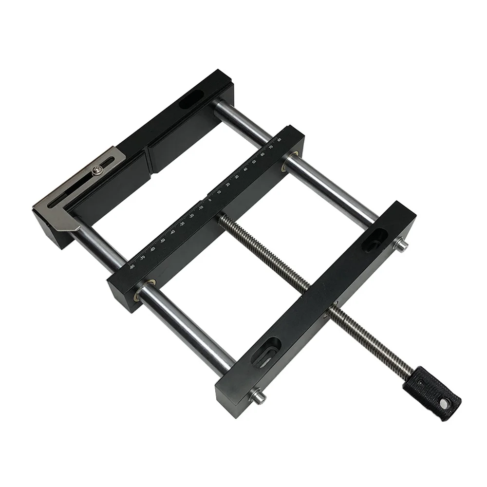 Imagem -03 - Pinças Planas Vice Vise Screw Parallel-jaw Vice Plain Vise Qgg para Faça Você Mesmo Madeira e Metal Working 200*412 mm Aluminium Fixture Qgg