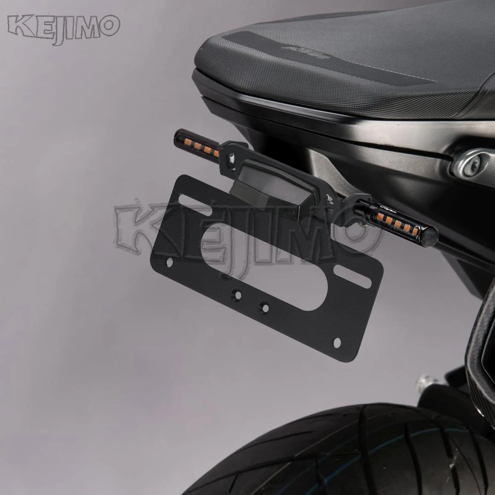 Tilt Plate Holder For 790 Duke 2018-2024 2023 2022 2021 Motorcycle Rear License Plate Relocation Bracket Fender Eliminator Kit