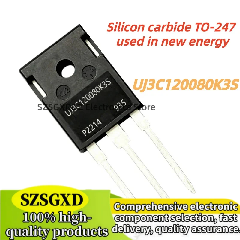 10-20pcs/lot 100% New Original TO247 UJ3C120080K3S UJ3C120080 TO-247 33A 1200V Silicon Carbide for New Energy Vehicles