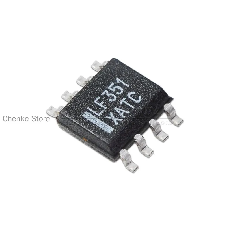 10PCS/original genuine LF351 LF351MX patch SOP-8 JFET input single operational amplifier chip