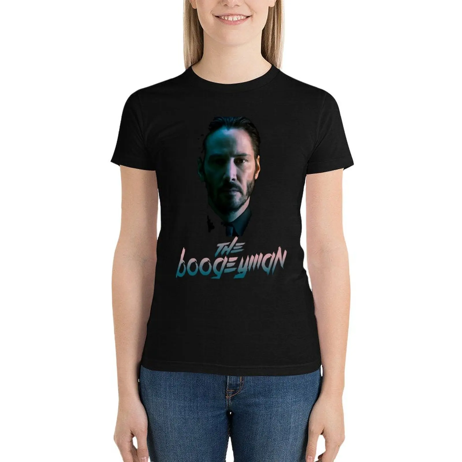 

John wick the movies T-Shirt summer tops tops oversized western t-shirt dress for Women