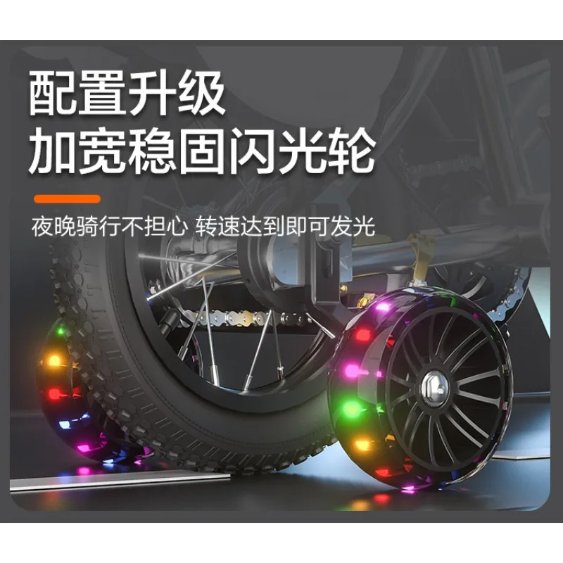 Foldable anti-rollover stable entry bicycle, bicycle with auxiliary wheels