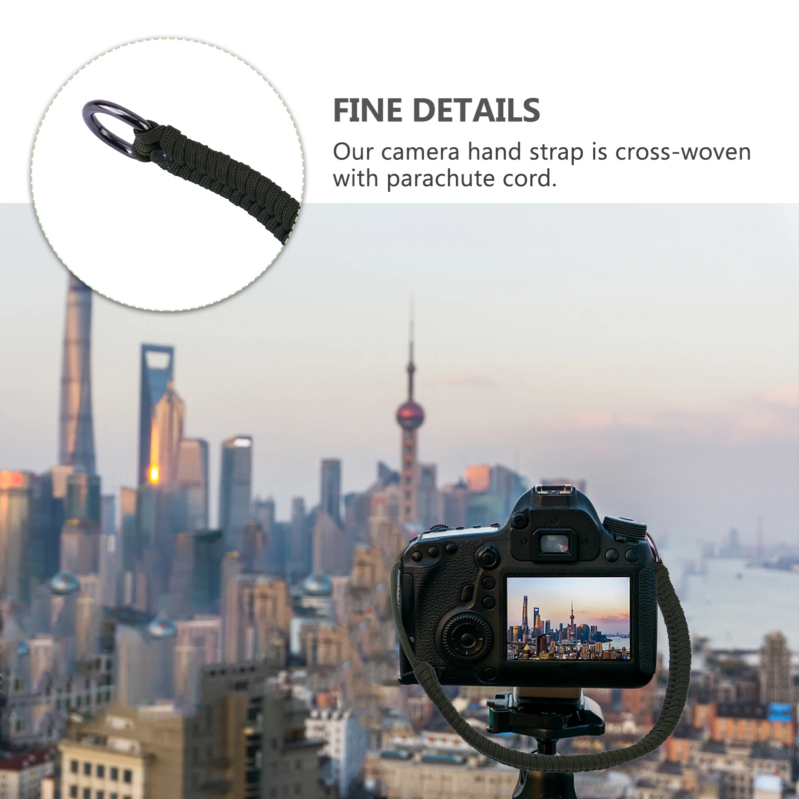 

Universal Camera Wrist Strap For Dslr Mirrorlesshigh Strength Parachute Cord Lightweight Durable Protective Hand Strap Camera