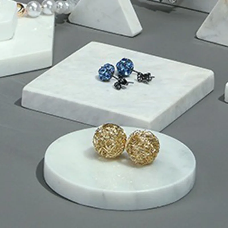 الرخام مجوهرات عرض موقف الأزياء القرط حلقة عرض مكافحة اطلاق النار قلادة يعرض الرف المرأة سوار يعرض الرف