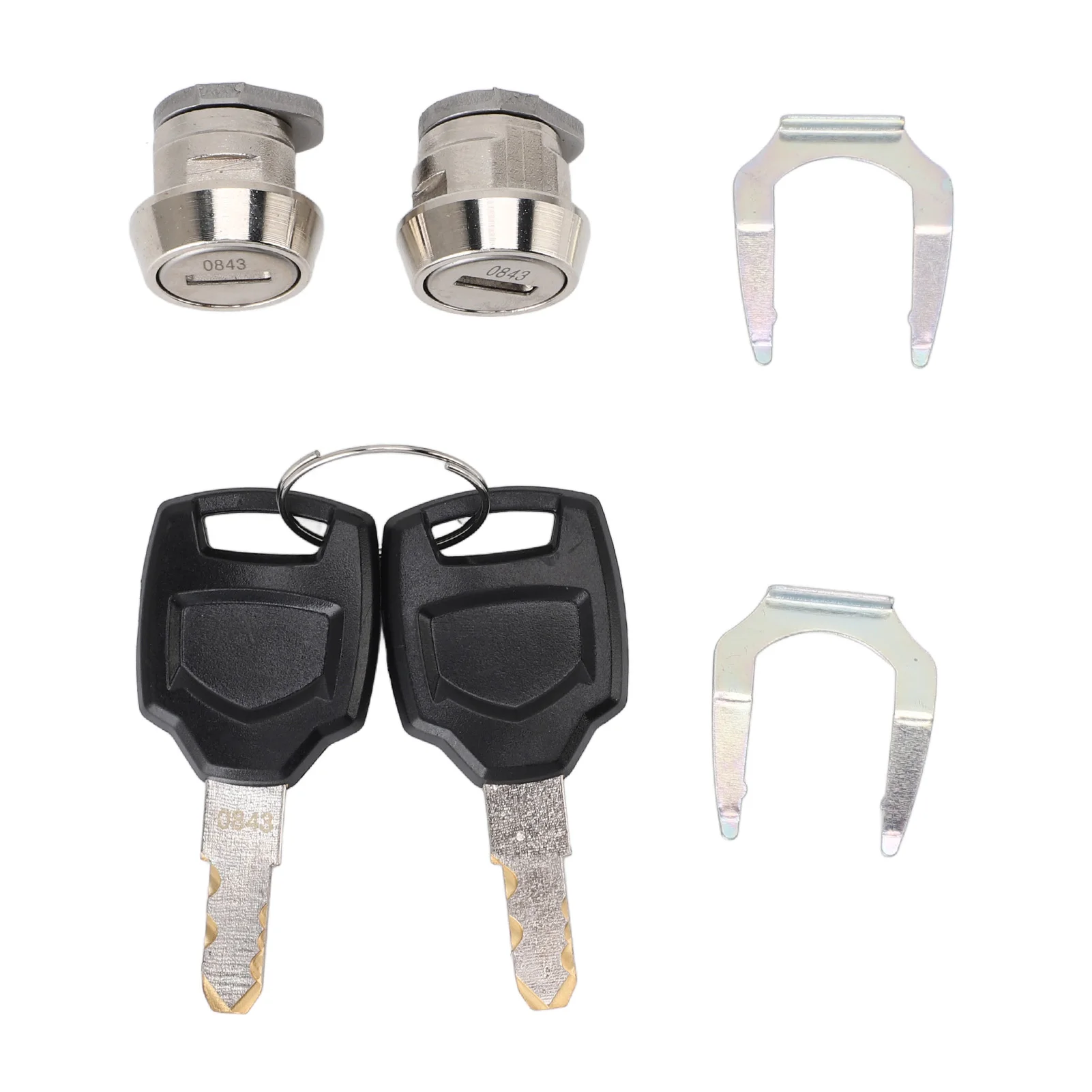 Motorcycle Top Box Lock Cylinder Core Plug and Keys For 25L 32L 36L 40L 45L 50L 55L 60L 65L 80L 85L 100L Motorcycles Top Case