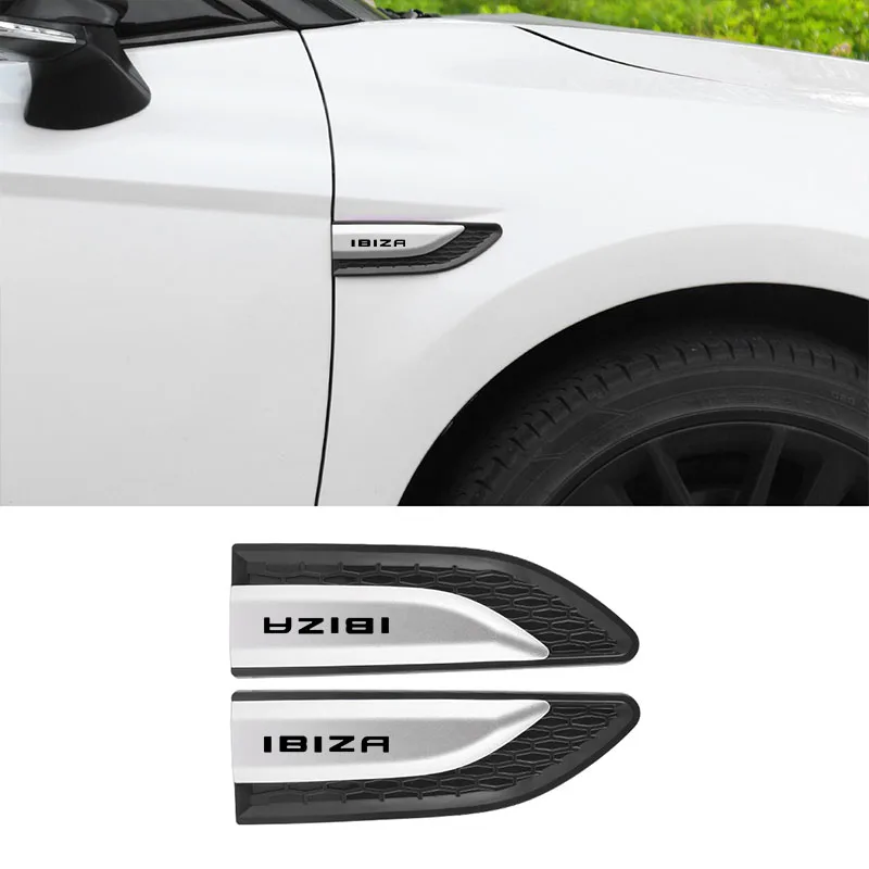

Car Side Door Blade Stickers Fender Side Blade Badge Decoration Sticker For seat ibiza Car Accessories Body Protective Sticker