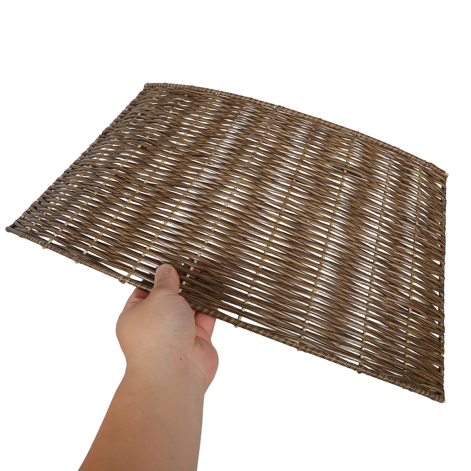 

65Cm Christmas Base Cover Handwoven Brown Tree Collar For Holiday Decor Rustic Woven Ring Farmhouse Tree Skirt Pvc Stand Hider