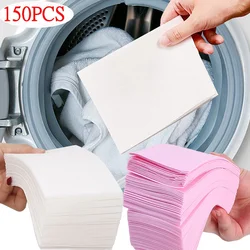 150pcs Portable Laundry Sheet Fruit Crystal Laundry Bubble Paper Cleaning Sheet Strong Decontamination Scent Lasting