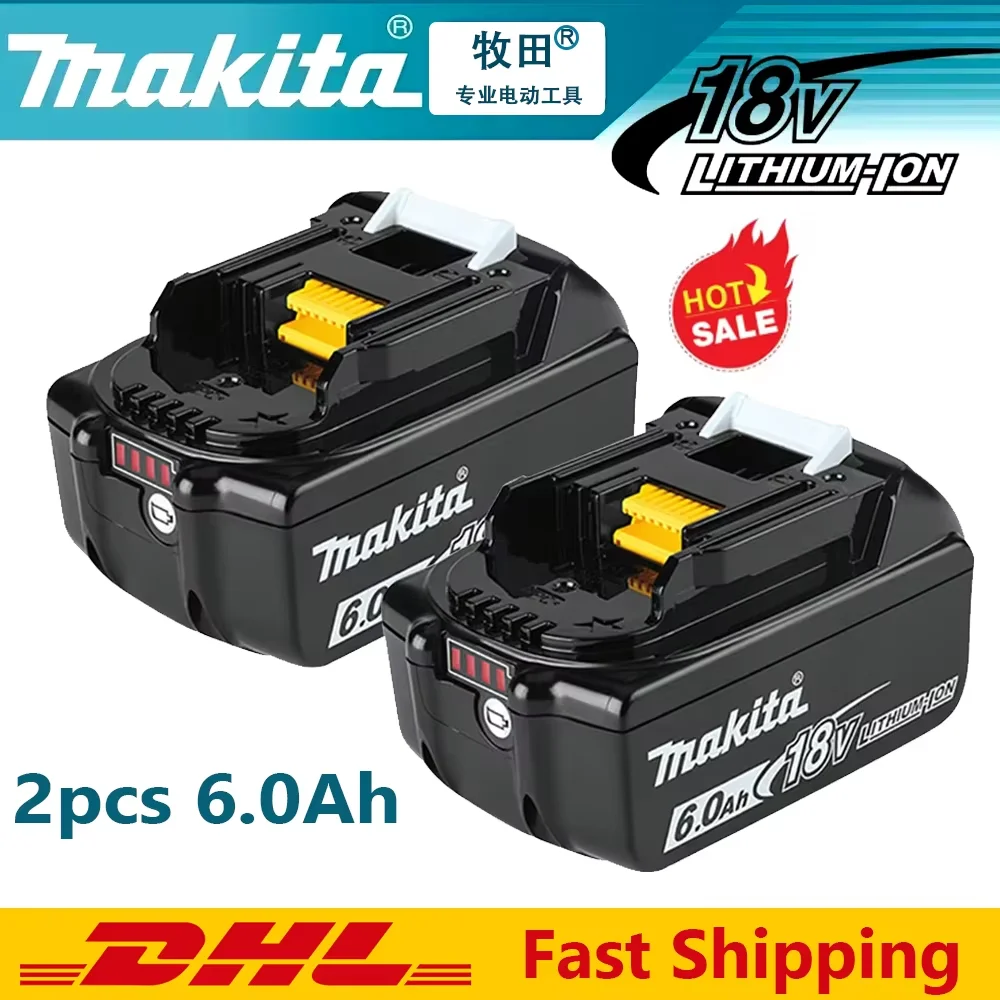 

Original Makita 18v battery 6.0Ah BL1860 BL1850B BL1850 BL1840 BL1830 Replacement Makita Power Tool Batteries.